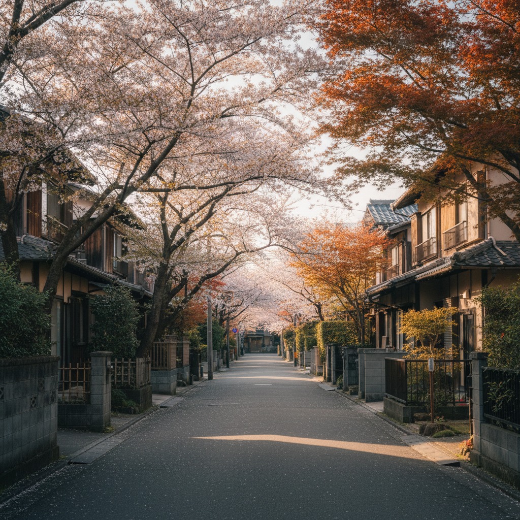 落ち着いた住宅街の一角