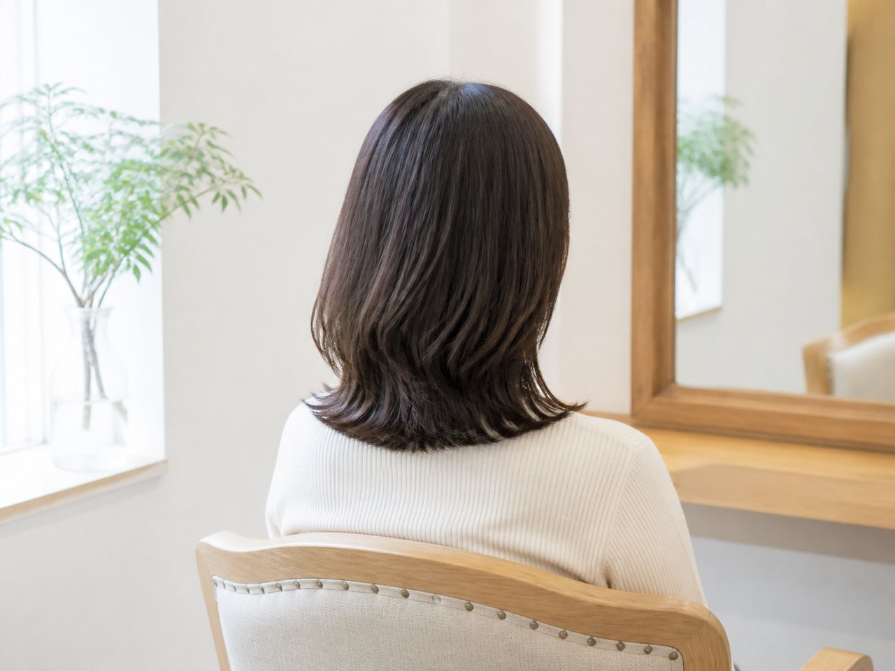 施術後の後ろ姿
